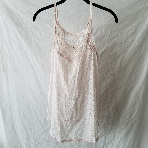 Free People Tops - Free People | high/low eyelet tank | festival tank